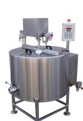 Ystekar eller ystekjele på 120 liter for pasteurisering, osteproduksjon, yoghurtproduksjon m.v.